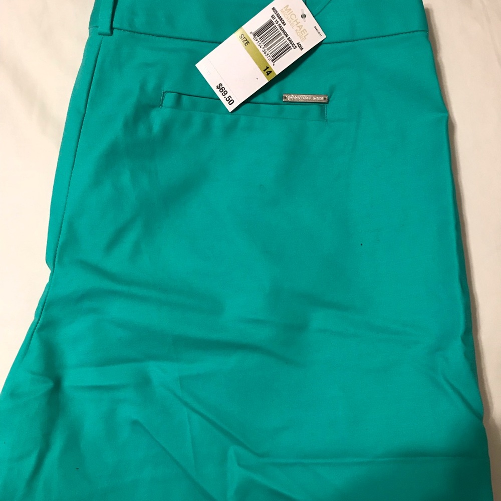 Teal Michael Kors shorts